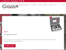 Tablet Screenshot of gefken.nl